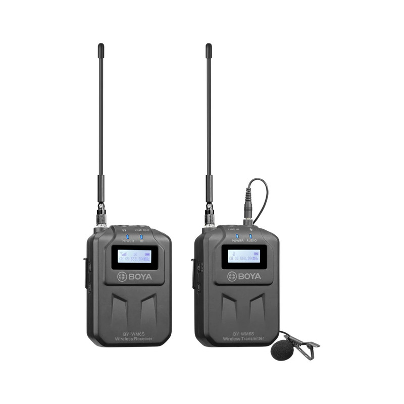 BOYA BY-WM6S UHF Wireless Microphone System - ميكروفون